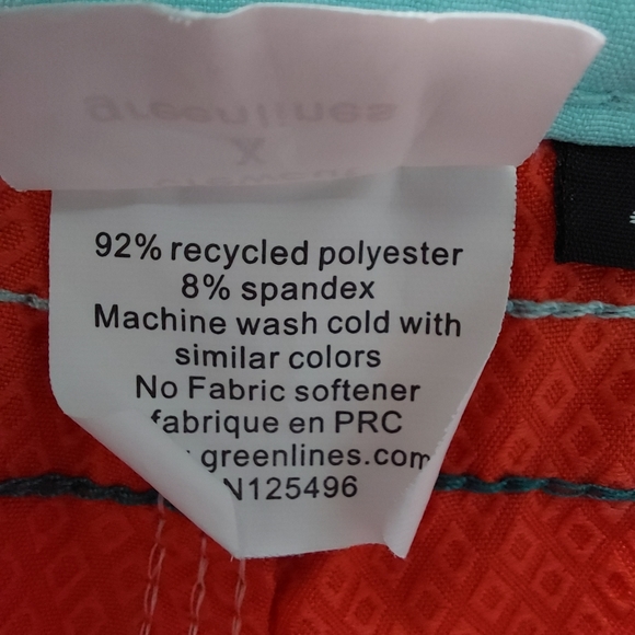 Set of Boy's Greenline Board Shorts and Crewcuts Short Sleeve Rashguard, size 4 - Picture 8 of 16